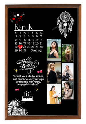 Birthday-Collage-Photo-Frame-Black